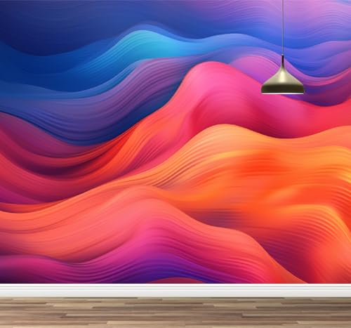 Wandbild Neonlinien Wandtapete Abziehbar Abstrakte Kunst Dekoration für Wohnzimmer Schlafzimmer TV Hintergrund Kinderzimmer Mädchenzimmer Dekoration 450x320cm Wandbild Neonlinien Wandtapete Abziehbar Abstrakte Kunst Dekoration für Wohnzimmer Schlafzimmer TV Hintergrund Kinderzimmer Mädchenzimmer Dekoration 450x320cm von Kuletkear