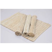Jute Baumwolle Teppich Handgewebt Boho Modern Stil 60x90 cm von Kumartextiledesigns