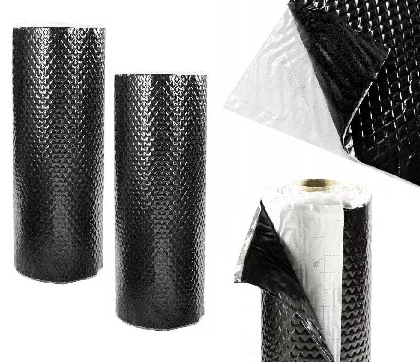Kummert Business Dämmplatte 2x Alubutyl Dämmmatte Anti Dröhn Matte 400cm DSM BitumenErsatz PKW KFZ, selbstklebend Kummert Business Dämmplatte 2x Alubutyl Dämmmatte Anti Dröhn Matte 400cm DSM BitumenErsatz PKW KFZ, selbstklebend von Kummert Business