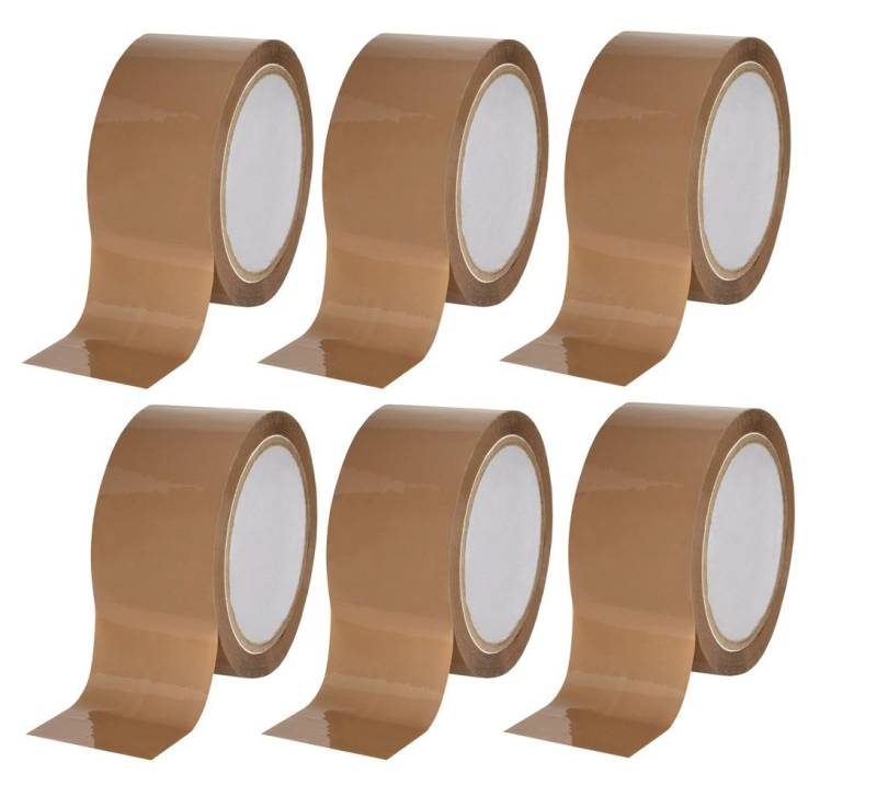 Kummert Business Klebeband 6x Kummert Business Packband braun transparent oder Vorsicht Glas von Kummert Business