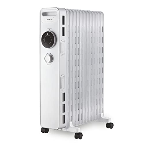 Kumtel Ölradiator 2000W/ 2300W oder 2500W Radiator Elektroheizung Heizung Thermostat Ölheizung Heizlamellen Radiator Heizkörper, Watt:2000W von Kumtel