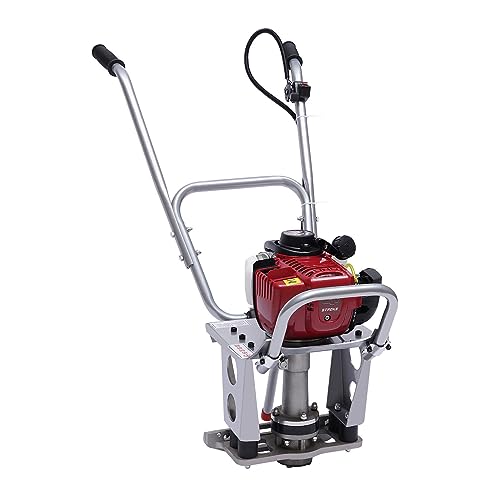 4-Takt Benzin Betonrüttler 900W Zement Vibrator 35.8CC Beton Vibrator Estrich/Ohne Lineal, Aluminum Concrete Beton Vibrationsmaschine, Luftgekühlter Dicke Stahlkörper Betonverdichter von KumuJ