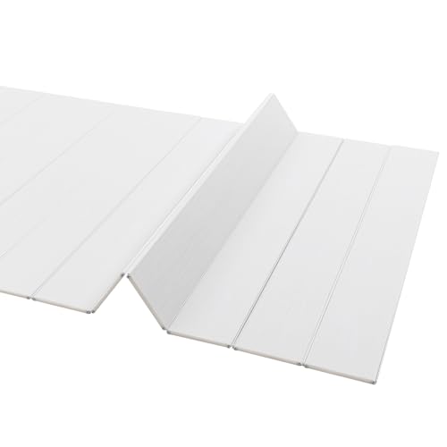 Badewannenablage Faltbare 170x70cm Badewannenabdeckung Weiß Badewannenbrett Ablage Badewannenablage Badewanne Abdeckungen Wird zum Staubschutz und Halten der Wassertemperatur von KumuJ