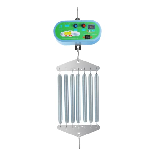 KumuJ Hängende Elektrische Wiegensteuerung,8W Motor Federwiege Geräuscharm einstellbarem Elektrische Babyschaukel Babywippe Controller mit Einstellbar Timer und 7 Stück Feder bis zu 20 kg von KumuJ