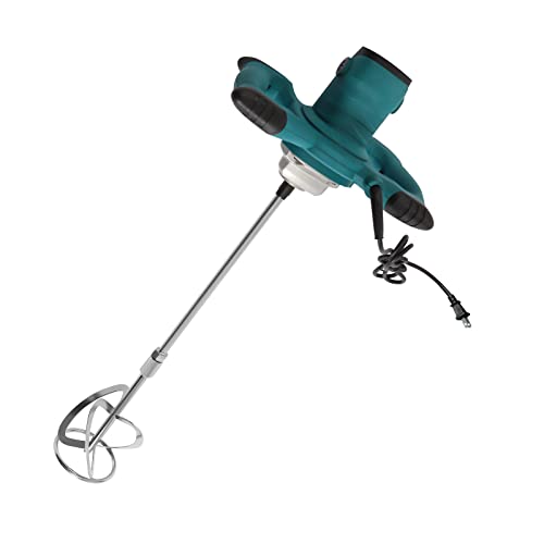 Rührwerk 2100W Rührwerk Mörtelrührer, Profi Handrührwerk mit 6-Gang Einstellbar 800rpm/min, Gewinde Betonmischer Ergonomische Griffe für Zement Farbe Kleber Kitt usw von KumuJ