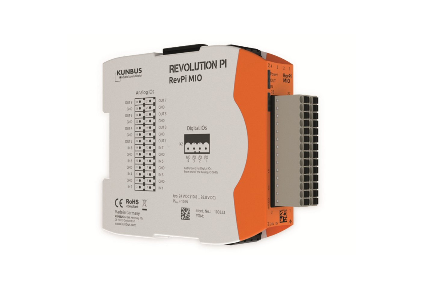 Kunbus KUNBUS Revolution PI Erweiterungsmodul RevPi MIO Smart-Home-Zubehör Kunbus KUNBUS Revolution PI Erweiterungsmodul RevPi MIO Smart-Home-Zubehör von Kunbus