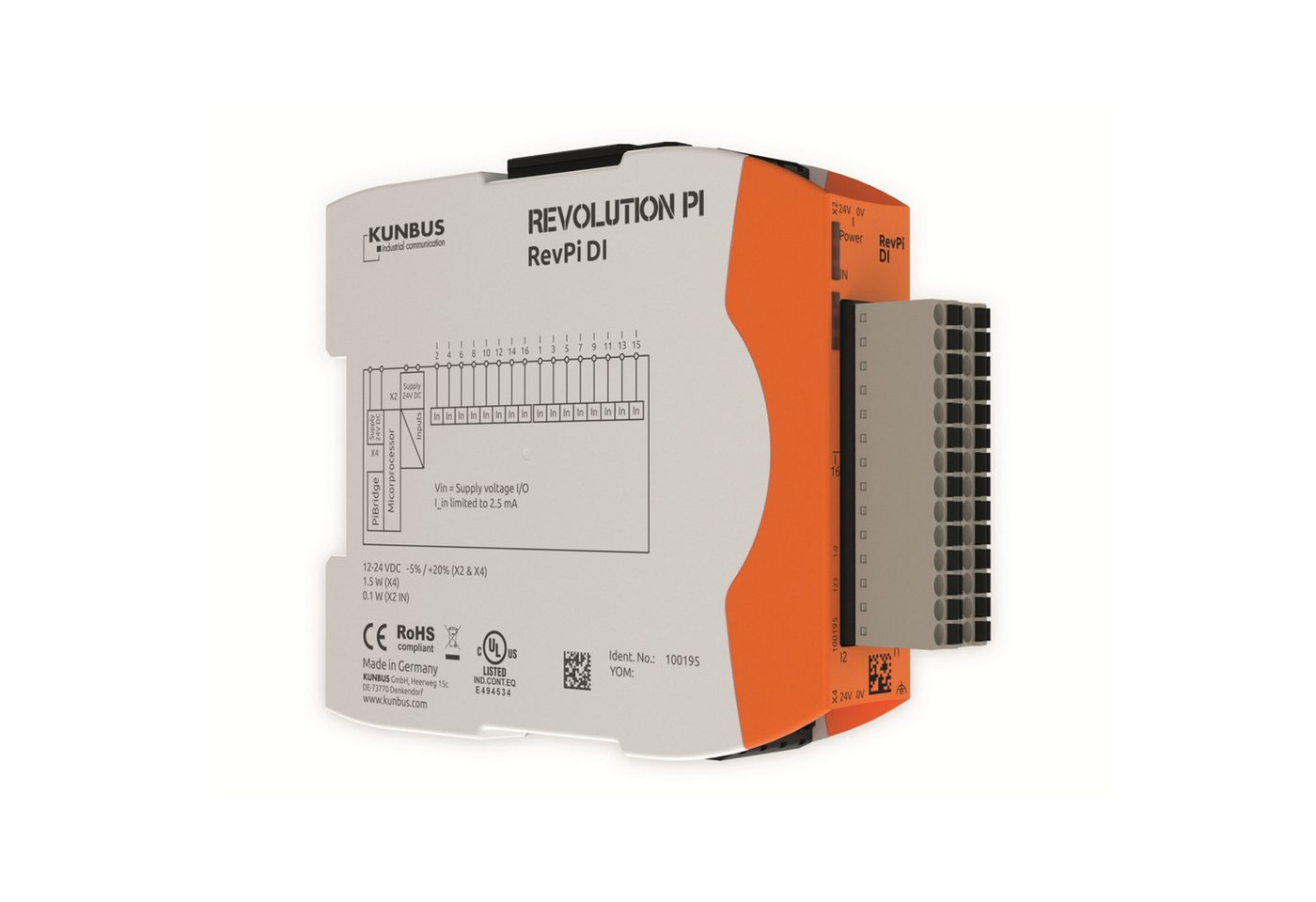 Kunbus KUNBUS Revolution PI Signalmodul RevPi DI PR100195 Smart-Home-Zubehör Kunbus KUNBUS Revolution PI Signalmodul RevPi DI PR100195 Smart-Home-Zubehör von Kunbus