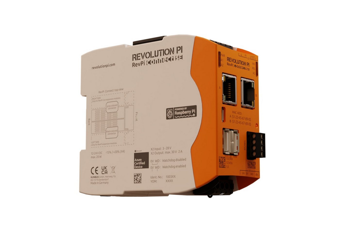 Kunbus KUNBUS Revolution PI Steuerung Connect SE 32 GB Smart-Home-Steuerelement Kunbus KUNBUS Revolution PI Steuerung Connect SE 32 GB Smart-Home-Steuerelement von Kunbus