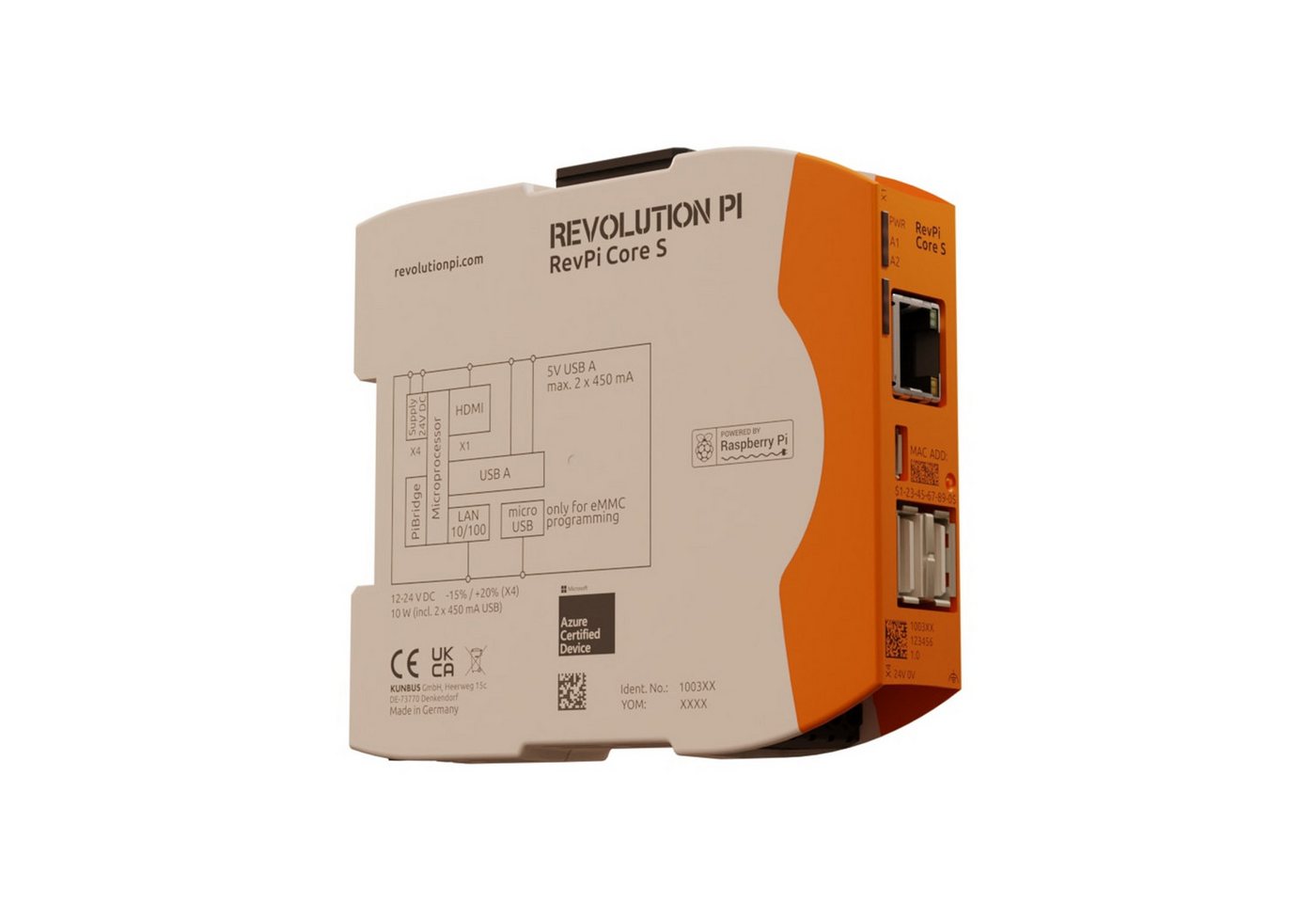 Kunbus KUNBUS Revolution PI Steuerung Core S 32 GB Smart-Home-Steuerelement Kunbus KUNBUS Revolution PI Steuerung Core S 32 GB Smart-Home-Steuerelement von Kunbus