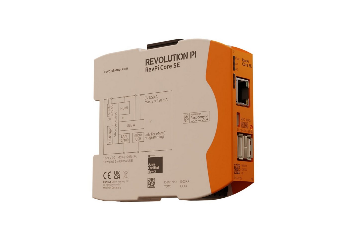 Kunbus KUNBUS Revolution PI Steuerung Core SE 16 GB Smart-Home-Steuerelement Kunbus KUNBUS Revolution PI Steuerung Core SE 16 GB Smart-Home-Steuerelement von Kunbus
