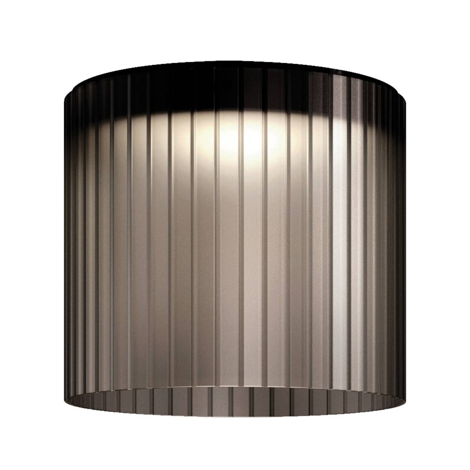 Kundalini Giass - LED-Deckenleuchte, Ø 40 cm, grau von Kundalini