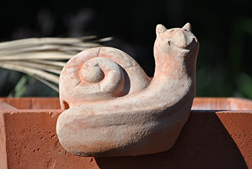 Kunert-Keramik Kantenhänger,Schnecke,Terracotta,2er Set von Kunert-Keramik