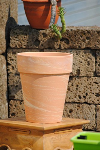 Kunert-Keramik Pflanzkübel,Hochkübel,30cm hoch,frostfest,marmoriert,2er Set von Kunert-Keramik