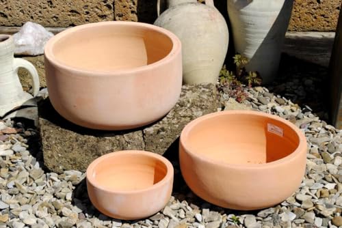 Kunert-Keramik Pflanzschale,Pflanzgefäß,Blumentopf,helles Terracotta,frostfest!3 Größen wählbar (38cm) von Kunert-Keramik