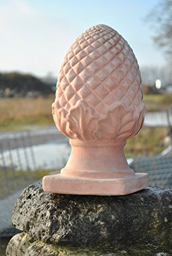 Kunert-Keramik Pinienzapfen,Terracotta,hell,frostfest,28cm von Kunert-Keramik