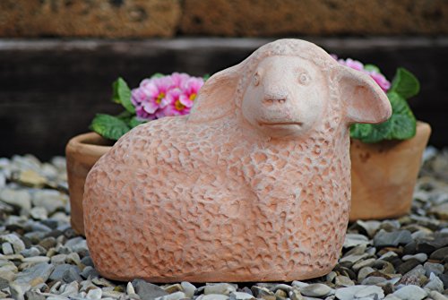 Kunert-Keramik Schaf,liegend,handgefertige Terracotta,30cm,frostfest von Kunert-Keramik