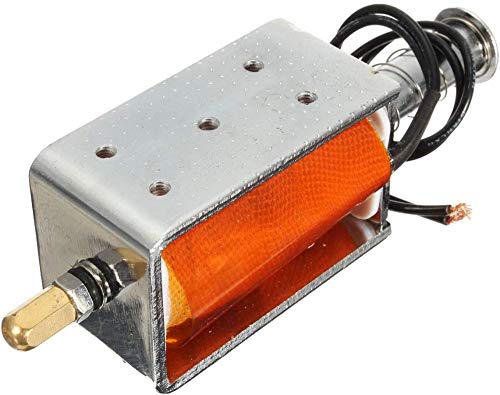 DC 12V 35mm Long Stroke Push Pull Solenoid Small Electromagnetic Electric Magnet von Kungfu Mall