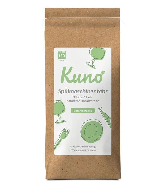 Kuno Mini Geschirrspültabs, 120 Tabs von Kuno