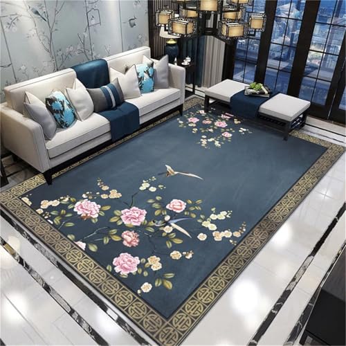Kunsen Baby Teppich Kinder teppiche Blau, Rosa Waschbare orientalische Druckmuster für das Wohnzimmer und Schlafzimmer von Erwachsenen 60x90CM kinderzimmer deko Kunsen Baby Teppich Kinder teppiche Blau, Rosa Waschbare orientalische Druckmuster für das Wohnzimmer und Schlafzimmer von Erwachsenen 60x90CM kinderzimmer deko von Kunsen