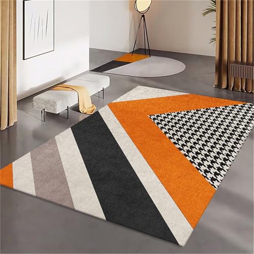 Kunsen Deko Flur badezimmerteppich Grau-Schwarz Waschbares, gelbes, orientalisches Druckdesign für das Wohnzimmer 160x280CM Teenager Zimmer Kunsen Deko Flur badezimmerteppich Grau-Schwarz Waschbares, gelbes, orientalisches Druckdesign für das Wohnzimmer 160x280CM Teenager Zimmer von Kunsen