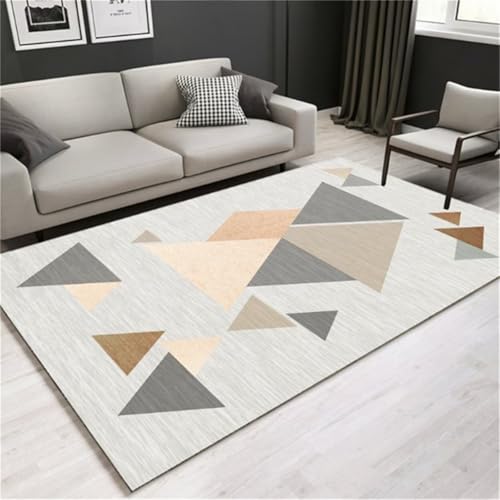 Kunsen Deko Teppich Schlafzimmer Teenager Mädchen TeppichgleitschutzModerner StilBeschädigt den Boden nicht120X170CM von Kunsen