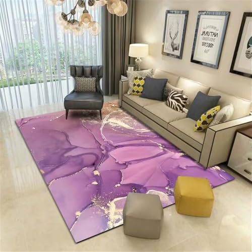 Kunsen Flur Teppich Läufer 300X400CM Lila Waschbares abstraktes Tintenmuster für Mädchenzimmer Jungen Jugendzimmer Outdoor Kunsen Flur Teppich Läufer 300X400CM Lila Waschbares abstraktes Tintenmuster für Mädchenzimmer Jungen Jugendzimmer Outdoor von Kunsen