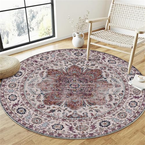 Kunsen Kinderzimmer Teppiche Junge 60x60cm Bunt Weiches, rutschfestes, retroes Blumenmuster für das Wohnzimmer und Bett Teppichboden Teppich von Kunsen