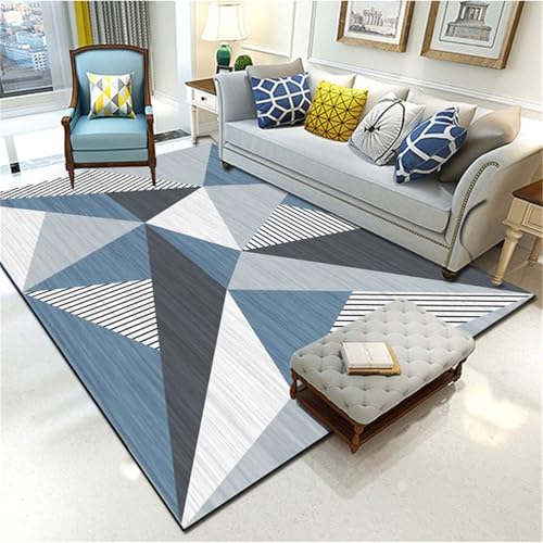 Kunsen Kitchen Rug küchenteppich Blau Graues, waschbares, modernes, Schlichtes Wohnzimmer/Schlafzimmer 120x160CM küchenaccessoires Kunsen Kitchen Rug küchenteppich Blau Graues, waschbares, modernes, Schlichtes Wohnzimmer/Schlafzimmer 120x160CM küchenaccessoires von Kunsen