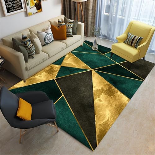 Kunsen Küchenaccessoires küchenteppich waschbar Blau Graues, waschbares Wohnzimmer mit dreidimensionalem geometrischem Muster 160x280CM küche Dekoration Kunsen Küchenaccessoires küchenteppich waschbar Blau Graues, waschbares Wohnzimmer mit dreidimensionalem geometrischem Muster 160x280CM küche Dekoration von Kunsen