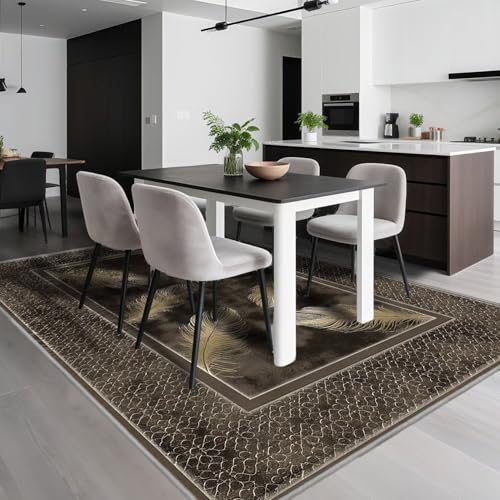 Kunsen Pflegeleicht Teppich Für Esszimmer 120X180Cm Taupe, Kurzflor Vintage-Blumen Werden Im Wohnzimmerflur Verwendet Kunsen Pflegeleicht Teppich Für Esszimmer 120X180Cm Taupe, Kurzflor Vintage-Blumen Werden Im Wohnzimmerflur Verwendet von Kunsen