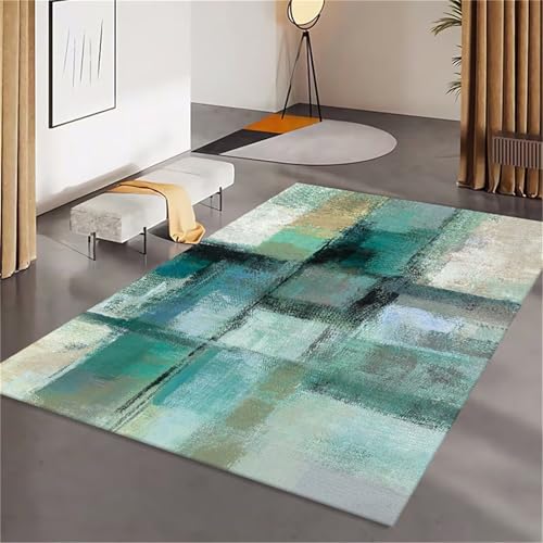 Kunsen Sitzecke Teppich jugendzimmer Rot Waschbare Retro-Blumendekoration 170x230CM Fell teppiche für Schlafzimmer von Kunsen