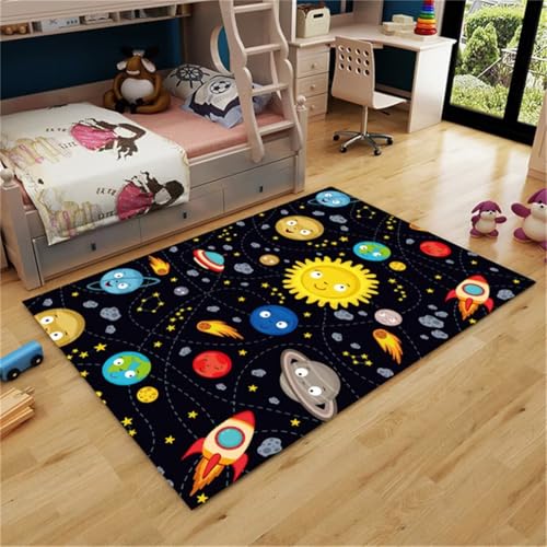 Kunsen bettumrandung Teppich kinderzimmer Teppich waschbar Waschbar Farbe 80X120CM von Kunsen