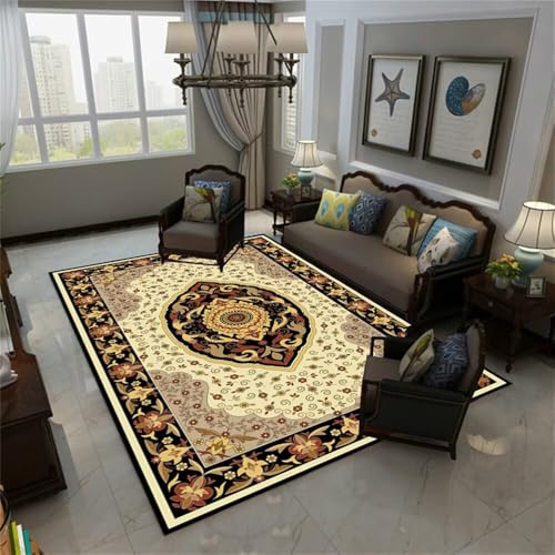 Kunsen Teppich Baby Teppich esstisch Waschbar rot 120X200CM von Kunsen