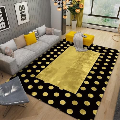 Kunsen Teppich Fliesen teppiche Wohnzimmer Waschbar Gelb 80X160CM Kunsen Teppich Fliesen teppiche Wohnzimmer Waschbar Gelb 80X160CM von Kunsen