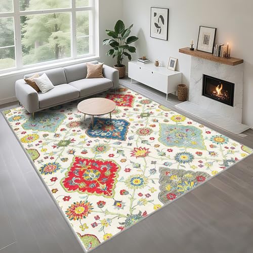 Kunsen Teppich Mädchen Fade Resistant Beige 100x200cm, Moderne Blumen Werden im Flur des Schlafzimmers verwendet Kunsen Teppich Mädchen Fade Resistant Beige 100x200cm, Moderne Blumen Werden im Flur des Schlafzimmers verwendet von Kunsen