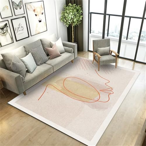 Kunsen Teppich Natur trittschalldämmung Teppich Waschbar Grau 300X400CM von Kunsen