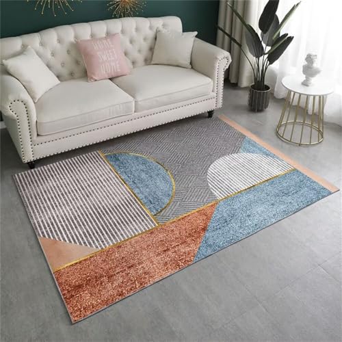Kunsen Teppich Schlafzimmer Flur deko Gelber Blumenbesatz weiß mit pflegeleichter Pflege Moderne teppiche 50X80CM von Kunsen