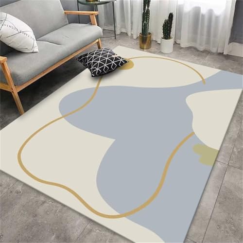 Kunsen Teppich landhausstil büro Teppich Waschbar blau 300X400CM von Kunsen