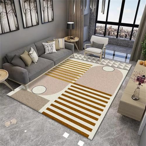 Kunsen Teppich schreibtischstuhl deko Schlafzimmer Rosa gelber rechteckiger Sofateppich mit geometrischem Design kann angepasst Werden 200X300CM Kunsen Teppich schreibtischstuhl deko Schlafzimmer Rosa gelber rechteckiger Sofateppich mit geometrischem Design kann angepasst Werden 200X300CM von Kunsen