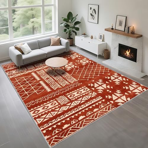 Kunsen Teppichmatte Umweltfreundlich orange-rot 140x180cm, Moderne Geometrie Wird für Büroflure verwendet Kunsen Teppichmatte Umweltfreundlich orange-rot 140x180cm, Moderne Geometrie Wird für Büroflure verwendet von Kunsen
