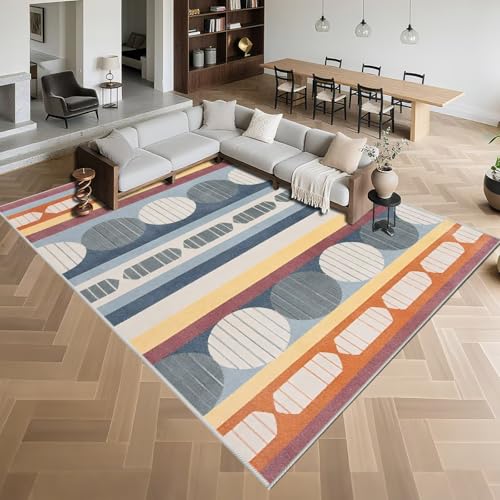 Kunsen Weich Wohnzimmerteppich Modern 80x160cm,Geometrische Abstraktion,Kuschel,Pflegeleicht für Kinderzimmer,Esstisch,Büro Blau Kunsen Weich Wohnzimmerteppich Modern 80x160cm,Geometrische Abstraktion,Kuschel,Pflegeleicht für Kinderzimmer,Esstisch,Büro Blau von Kunsen