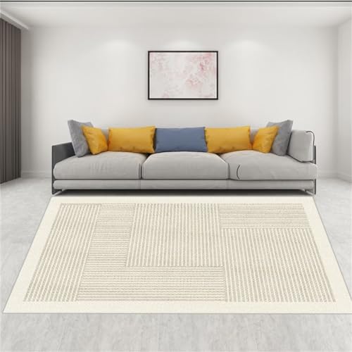 Kunsen deko büro Teppich jugendzimmer Grauer Büroteppich im minimalistischen Design ist pflegeleicht Teppich für bürostuhl 50X70CM von Kunsen