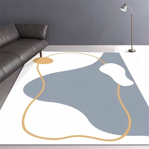 Kunsen schmutzabweisender Teppich schöner wohnen Teppich Waschbar blau 300X400CM Kunsen schmutzabweisender Teppich schöner wohnen Teppich Waschbar blau 300X400CM von Kunsen