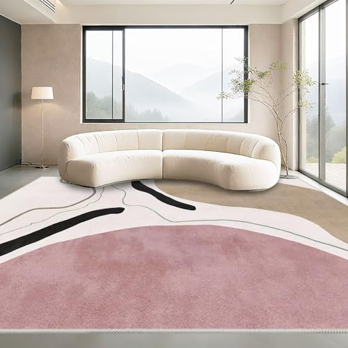 Moderne Teppiche Wohnzimmer 60x90cm,Beige Kurzflor Waschbar Pflegeleicht für Kinderzimmer Junge,Gaming Zimmer,Küche von Kunsen