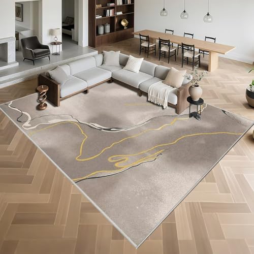 Taupe Waschbarer Teppich Wohnzimmer 120x200cm,Weich rutschfest Kurzflor für Schlafzimmer,Esszimmer,Wohn Taupe Waschbarer Teppich Wohnzimmer 120x200cm,Weich rutschfest Kurzflor für Schlafzimmer,Esszimmer,Wohn von Kunsen
