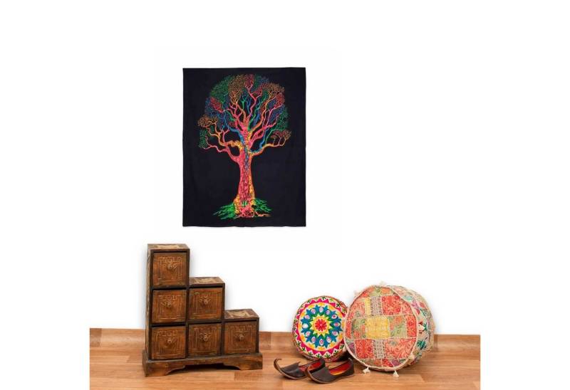 KUNST UND MAGIE Wandteppich Wandbehang Poster Dekotuch Wandteppich bunter Baum Poster ca 105x73 cm KUNST UND MAGIE Wandteppich Wandbehang Poster Dekotuch Wandteppich bunter Baum Poster ca 105x73 cm von KUNST UND MAGIE