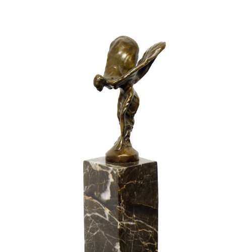 Bronzefigur - Emily/Spirit of Ecstasy - signiert - Alfred Stevens - Skulpturen kaufen - Kunst - Kühlerfigur - Rolls Royce von Kunst & Ambiente