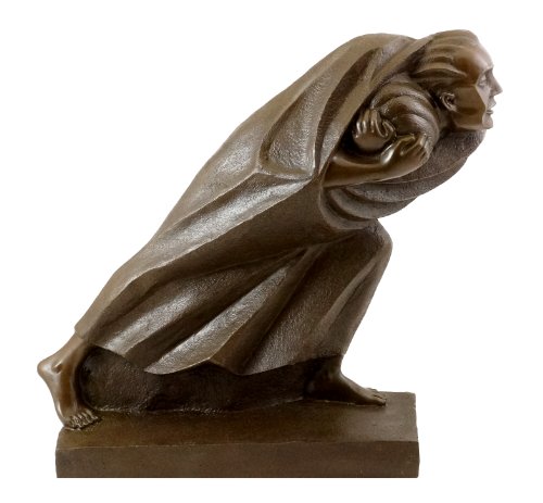 Der Flüchtling (1920) - Ernst Barlach Skulptur Kaufen - Deutscher Expressionismus - Bronzefigur - Wohndeko - Kunst Figur von Kunst & Ambiente