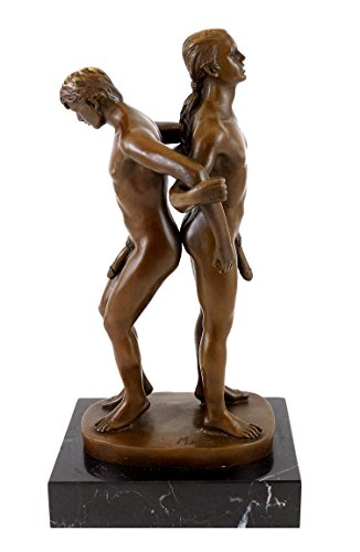 Gay Paar in akrobatischer Haltung - signiert von M. Nick - Männer Akt - Bronzefigur - Wohndeko - Akt Kunst Skulpturen online kaufen - Wohndeko - Innen von Kunst & Ambiente