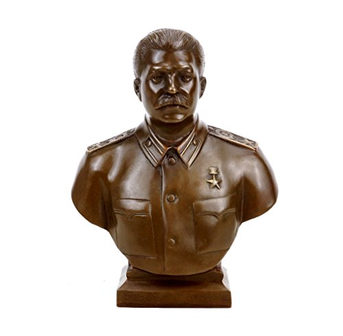 Kunst & Ambiente - Josef Stalin Büste (1953) - UDSSR - signiert - Militaria - Bronze Büste - Militär Figur - Militaria Büste - Diktator von Kunst & Ambiente
